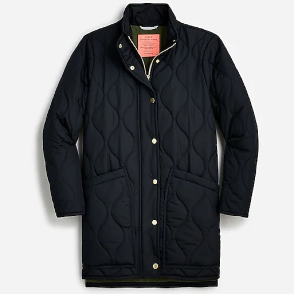 J.Crew Quilted Cocoon Puffer Coat